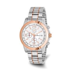 Mountroyal Mens Rose 2-Tone Stainless Steel Chronograph Watch